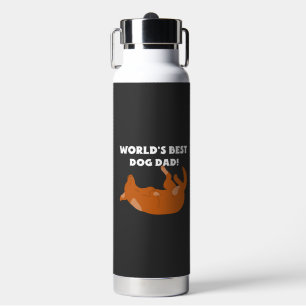 World's Best Dog Dad! Water Bottle