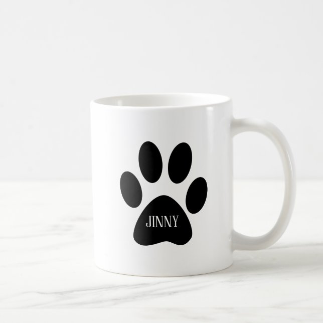 World's Best Dog Mom, Custom Photo And Name, Coffe Coffee Mug (Right)