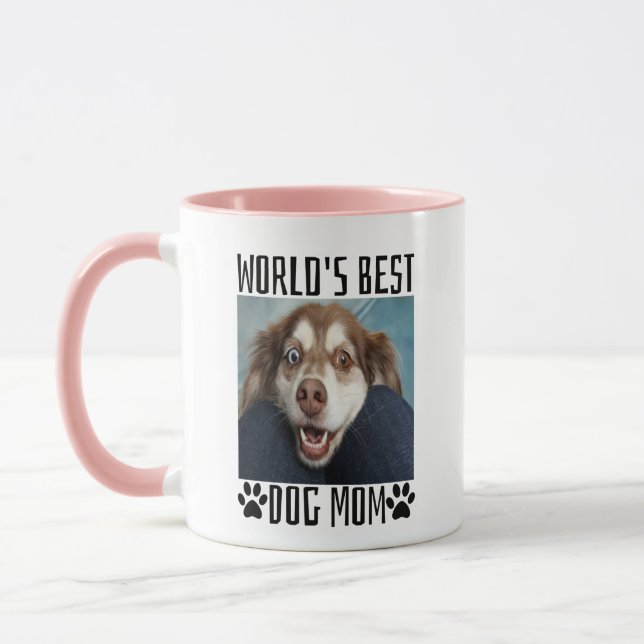 Worlds Best Dog Mom   Mug (Left)