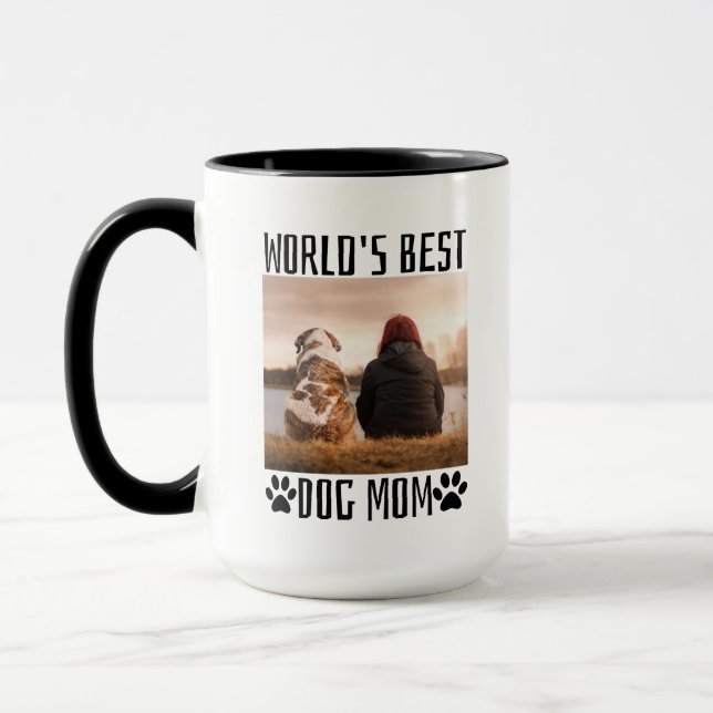 Worlds Best Dog Mom    Mug (Left)