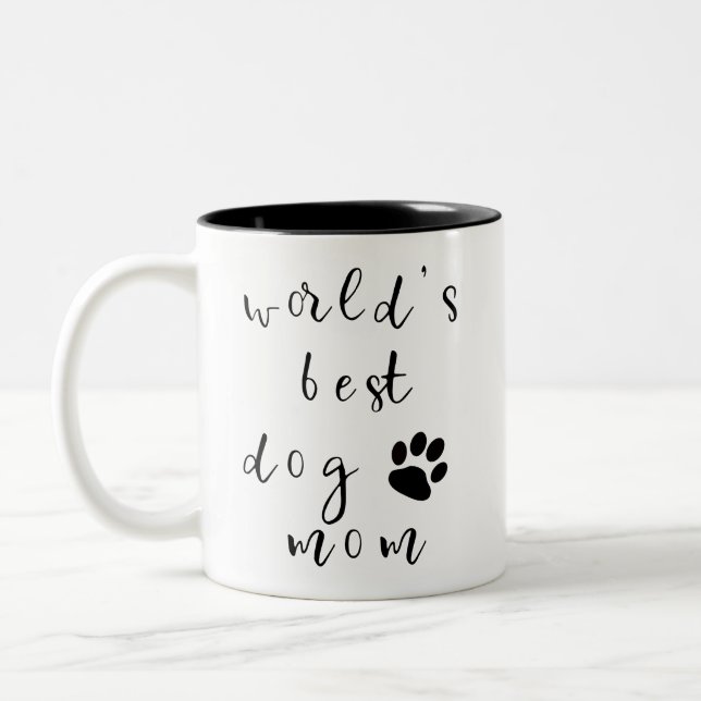 World's Best Dog Mom Mug (Left)