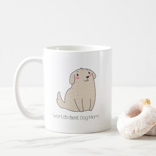World's Best Dog Mom Mug (With Donut)
