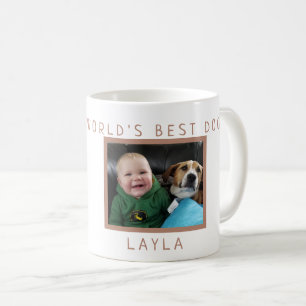 World's Best Dog Personalized with Photo and Name Coffee Mug