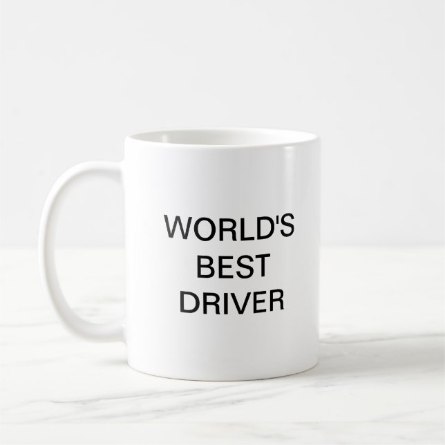 World's best driver Coffee Mug (Left)