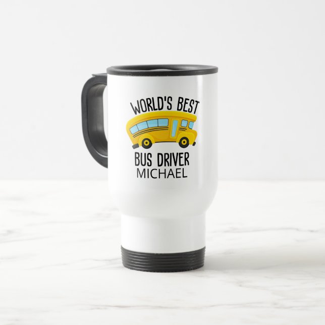 World's Best Driver Travel Mug (Front Left)