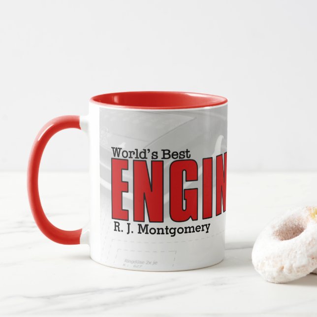 World's Best Electrical Engineer with Diagram Mug (With Donut)