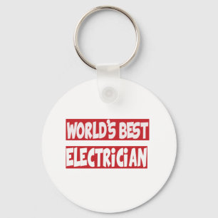 World's Best Electrician. Keychain