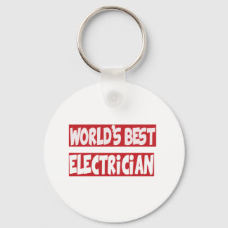 World's Best Electrician. Keychain