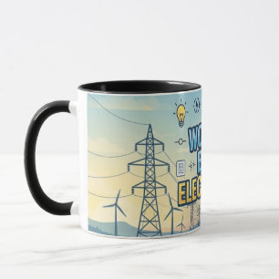 Worlds Best Electrician Travel Mug 