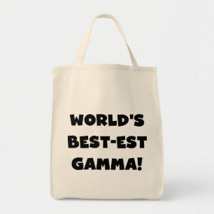 World's Best-est Gamma Black and White Tote Bag