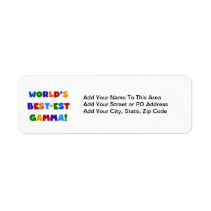 World's Best-est Gamma Bright Colours Gifts