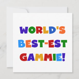 World's Best-est Gammie Bright Colours Gifts