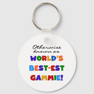 World's Best-est Gammie T-shirts and Gifts Keychain