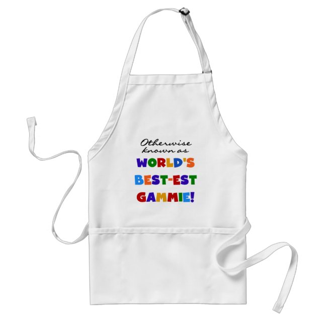 World's Best-est Gammie T-shirts and Gifts Standard Apron (Front)