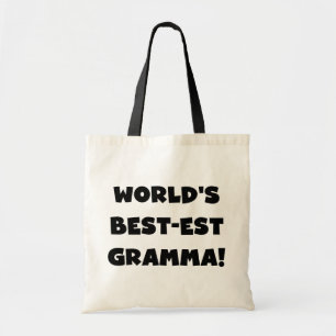 World's Best-est Gramma Black or White Tote Bag