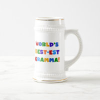 World's Best-est Gramma Bright Colours