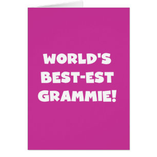 World's Best-est Grammie White T-shirts and Gifts