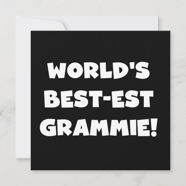 World's Best-est Grammie White T-shirts and Gifts (Front)