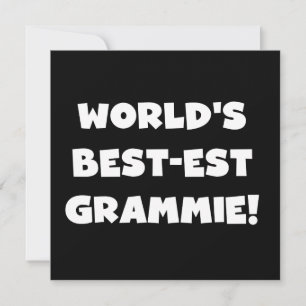 World's Best-est Grammie White T-shirts and Gifts