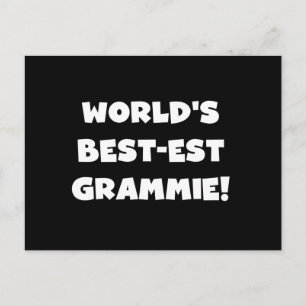World's Best-est Grammie White T-shirts and Gifts Postcard