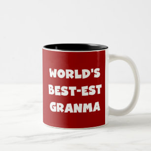 World's Best-est Granma Black and White Two-Tone Coffee Mug