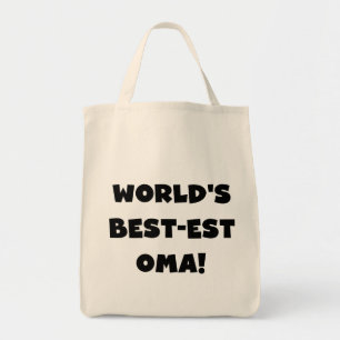 World's Best-est Oma Black or White Gifts Tote Bag
