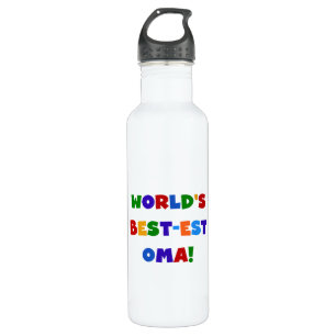 World's Best-est Oma Bright Colours 710 Ml Water Bottle