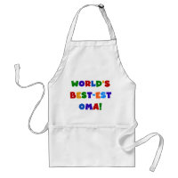 World's Best-est Oma Bright Colours Gifts