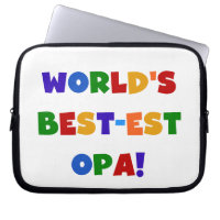 World's Best-est Opa Bright Colours Gifts