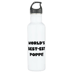 World's Best-est Poppi Black Text 710 Ml Water Bottle