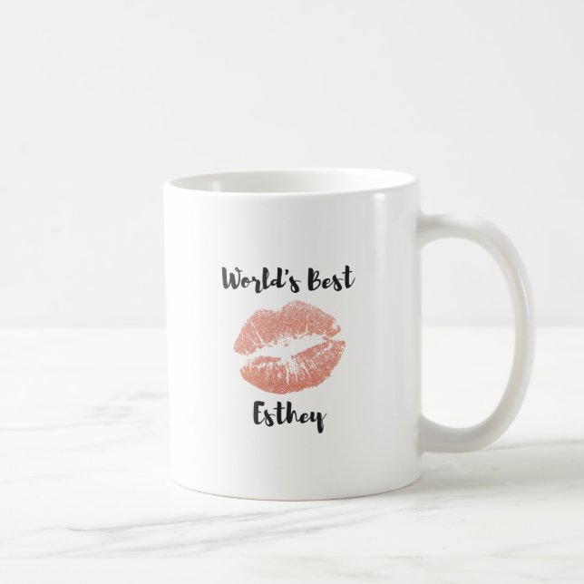 World's Best Esthetician gift 6 Coffee Mug (Right)