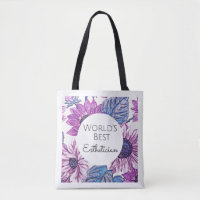 World's Best Esthetician gift tote bag 2