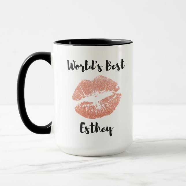 World's best esthetician mug (Left)