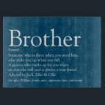 World's Best Ever Brother Definition Fun Blue Cutting Board<br><div class="desc">Personalize for your special brother (big or small) to create a unique gift. A perfect way to show him how amazing he is every day. Designed by Thisisnotme©</div>
