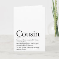 World's Best Ever Cousin Definition