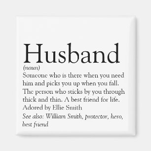 World's Best Ever Husband Definition Magnet
