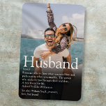 World's Best Ever Husband Definition Photo Magnet<br><div class="desc">Personalise for your special husband to create a unique gift for birthdays,  anniversaries,  weddings,  Christmas or any day you want to show how much he means to you. A perfect way to show him how amazing he is every day. Designed by Thisisnotme©</div>
