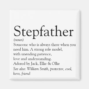 World's Best Ever Stepfather, Stepdad Definition Magnet