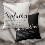 World's Best Ever Stepfather, Stepdad Definition Throw Pillow<br><div class="desc">Personalize for your special stepfather,  stepdad,  or daddy to create a unique gift for Father's day,  birthdays,  Christmas or any day you want to show how much he means to you. A perfect way to show him how amazing he is every day. Designed by Thisisnotme©</div>