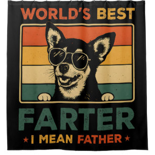 World's Best Farter I Mean Father Funny Dad Dog
