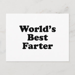 World's Best Farter Postcard