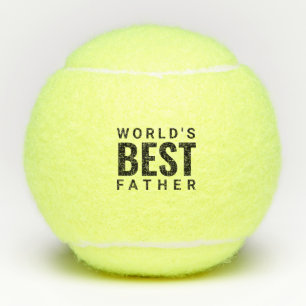 Worlds Best Father Customizable Tennis Balls