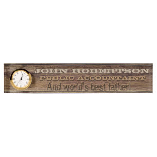 World's Best Father Nameplate