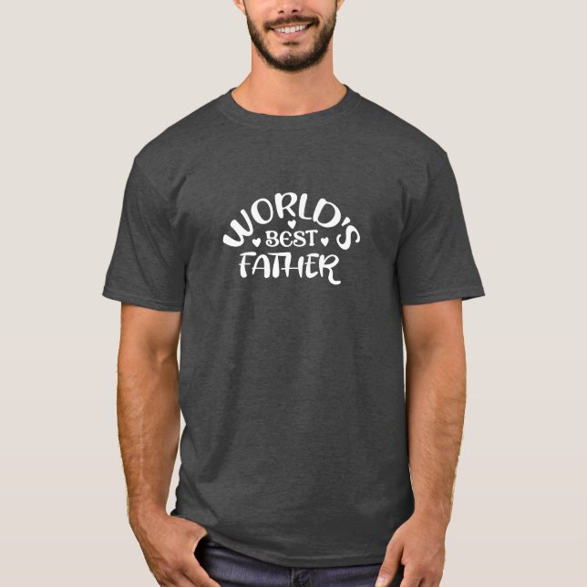 Worlds best father T-shirt (Front)