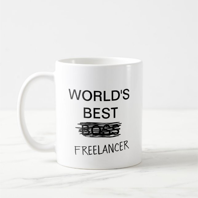World's Best Freelancer Mug (Left)
