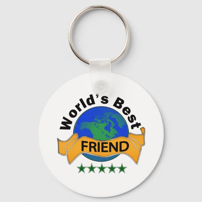 World's Best Friend Keychain (Front)