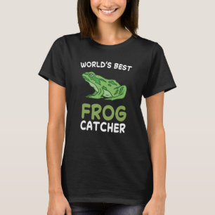 World's Best Frog Catcher Hunter Amphibian Catchin T-Shirt