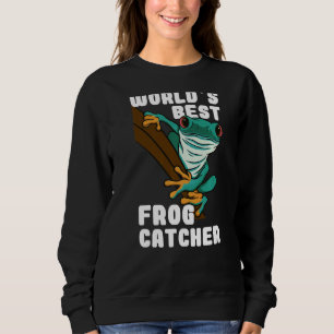 Worlds best frog catcher kids boy and girls  2 sweatshirt