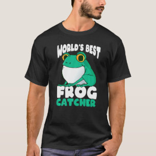 Worlds best frog catcher kids boy and girls 7 T-Shirt