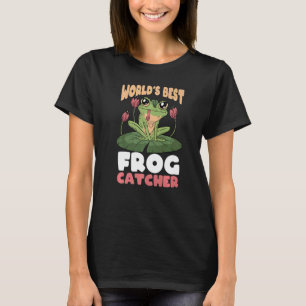 Worlds best frog catcher kids boy and girls  8 T-Shirt